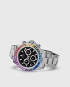 A Bathing Ape Type 4 Bapex Crystal Stone Silver - Mens - Watches