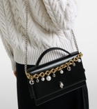 McQueen Skull Small embellished leather tote bag