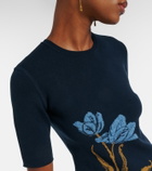 Erdem Floral jacquard sweater