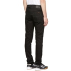 Nudie Jeans Black Lean Dean Jeans