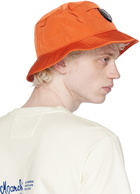 C.P. Company Orange Chrome-R Lens Bucket Hat