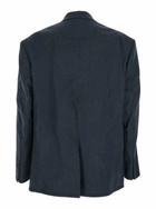 Juun.J Grey Double-breasted Jacket With Peaked Revers And Patch Pockets On Front In Wool Man