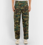 OrSlow - Camouflage-Print Cotton-Ripstop Cargo Trousers - Men - Green