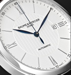 Baume & Mercier - Classima Automatic 40mm Stainless Steel and Alligator Watch, Ref. No. 10214 - White
