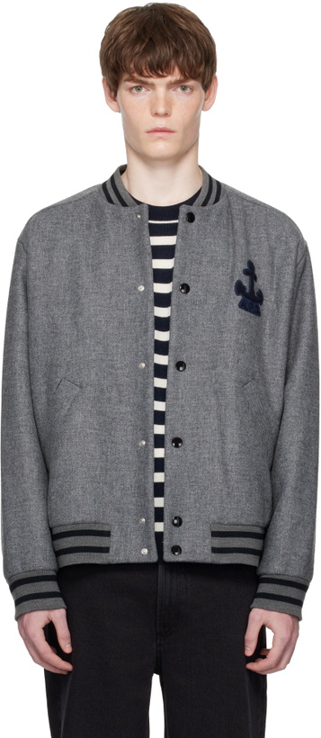 Photo: A.P.C. Gray Micka Bomber Jacket