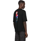 Neil Barrett Black City Lights Lighting Bolt T-Shirt