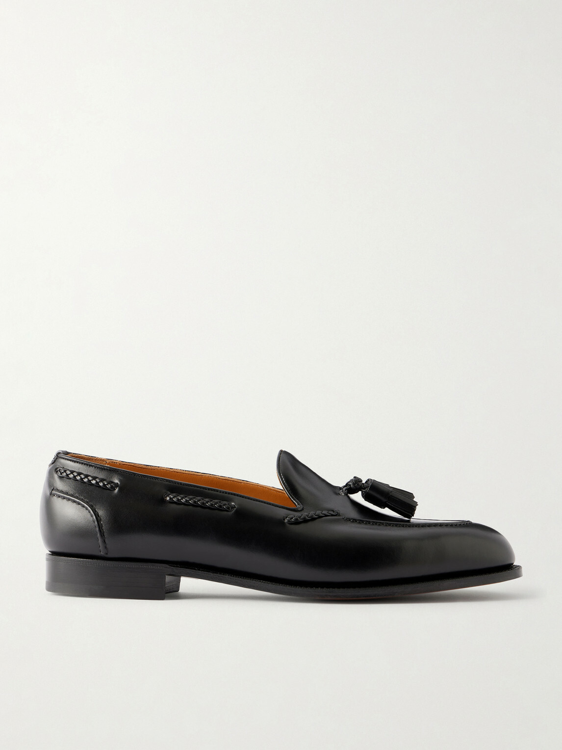 Edward Green - Belgravia Leather Loafers - Black
