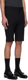Ernest W. Baker Black Long Tailored Shorts