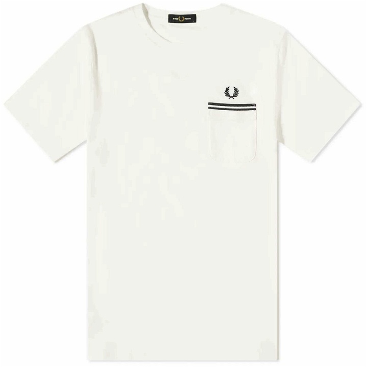 Photo: Fred Perry Authentic Men's Twin Tipped Pocket T-Shirt in Ecru