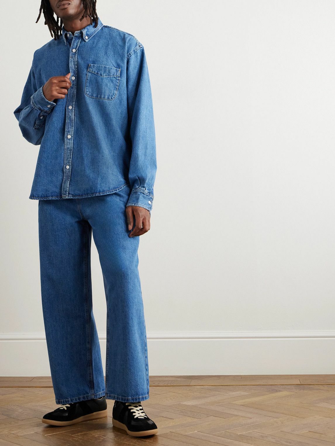The Frankie Shop - Sinclair Denim Shirt - Blue