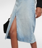 Khaite Fraser denim skirt
