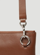 Link Pouch Shoulder Bag in Brown