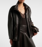 Nour Hammour Quai leather jacket