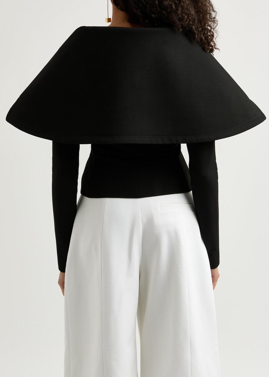 Jacquemus La Veste Giacca Shawl-effect top Black Jacquemus