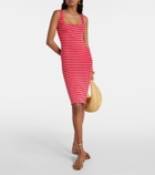 Hunza G Striped minidress