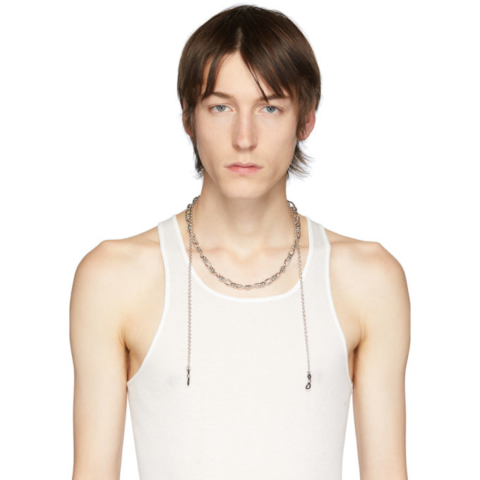 Dheygere Silver Eyewear Necklace