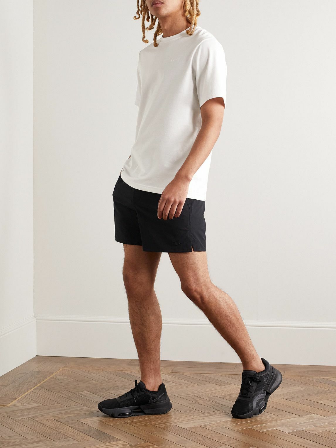 Nike Training - Primary Cotton-Blend Dri-FIT T-Shirt - White