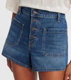 Nili Lotan Harley high-rise denim shorts