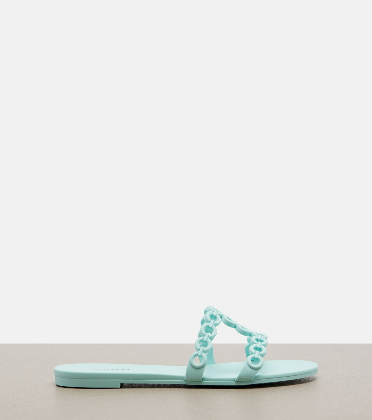 Aquazzura Infinity Chain Jelly slides