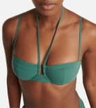 Ulla Johnson Aleena halterneck bikini top