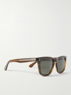 Oliver Peoples - Lynes Square-Frame Tortoiseshell Acetate Polarised Sunglasses