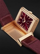 JAEGER-LECOULTRE - Casa Fagliano Reverso Tribute DuoFace Limited Edition Hand-Wound 28.3mm 18-Karat Rose Gold and Leather Watch, Ref. No. Q398256J