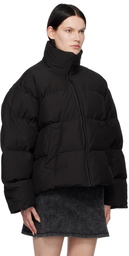 Diesel Black W-Oval Down Jacket