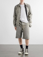 DRKSHDW by Rick Owens - Work Straight-Leg Denim Shorts - Gray
