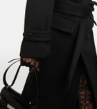 Saint Laurent Double-breasted wool coat