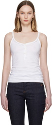 JACQUEMUS White 'Le Darbdeur Clavela' Tank Top
