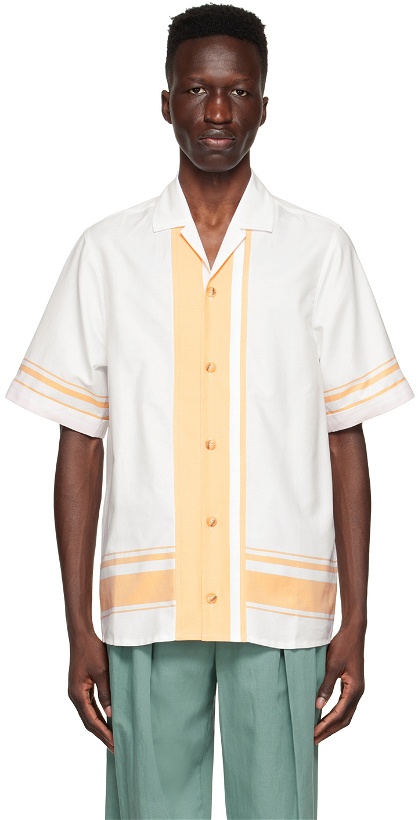 Photo: King & Tuckfield White Cotton Short Sleeve Shirt