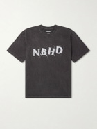 Neighborhood - Logo-Printed Cotton-Jersey T-Shirt - Gray