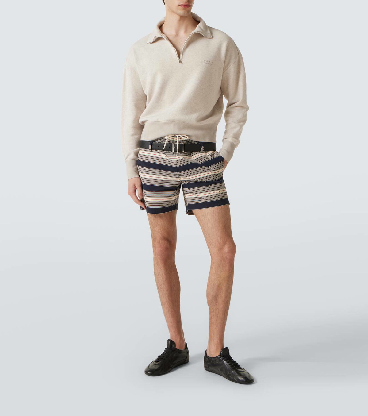 Prada Cotton half-zip sweatshirt