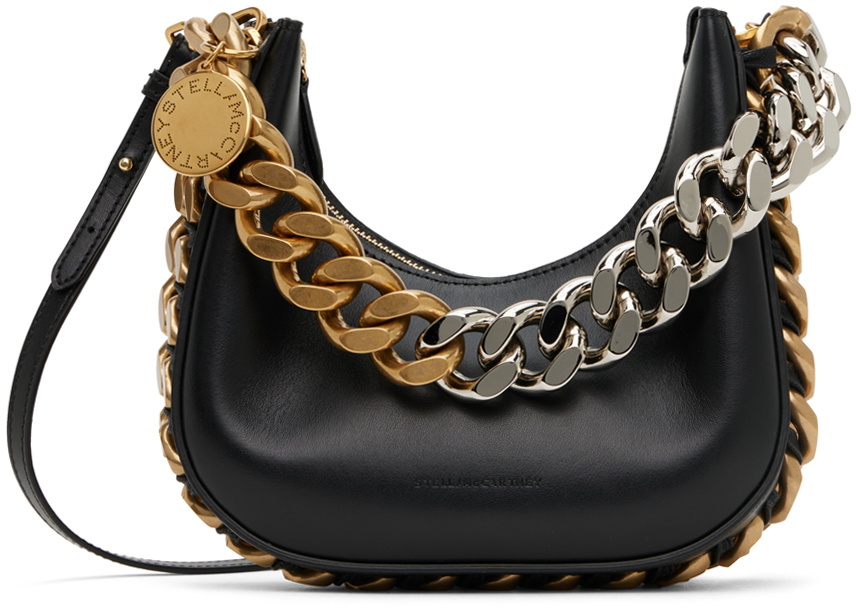 Stella McCartney Black Mini Frayme Bag Stella McCartney