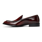 Maison Margiela Burgundy Tabi Sole Loafers