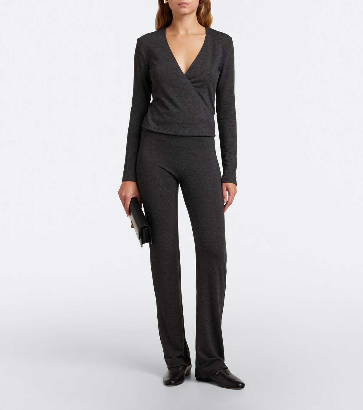 Leset Lauren jersey straight pants
