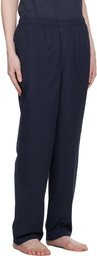 Sunspel Navy Three-Pocket Pyjama Pants