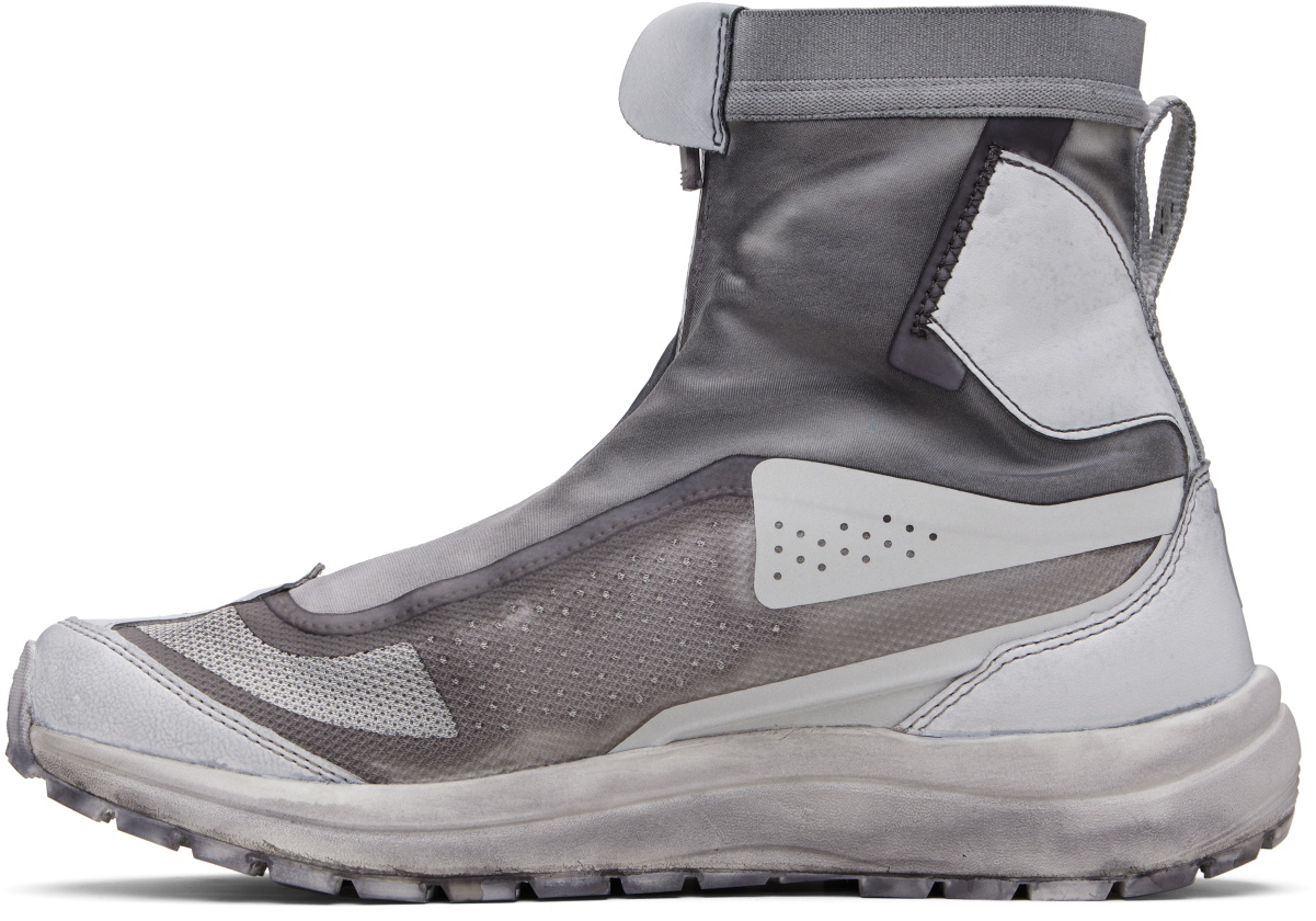 11 by Boris Bidjan Saberi Gray Salomon Edition Bamba 2 High V2 Sneakers