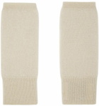 Frenckenberger SSENSE Exclusive Beige Cashmere Mittens
