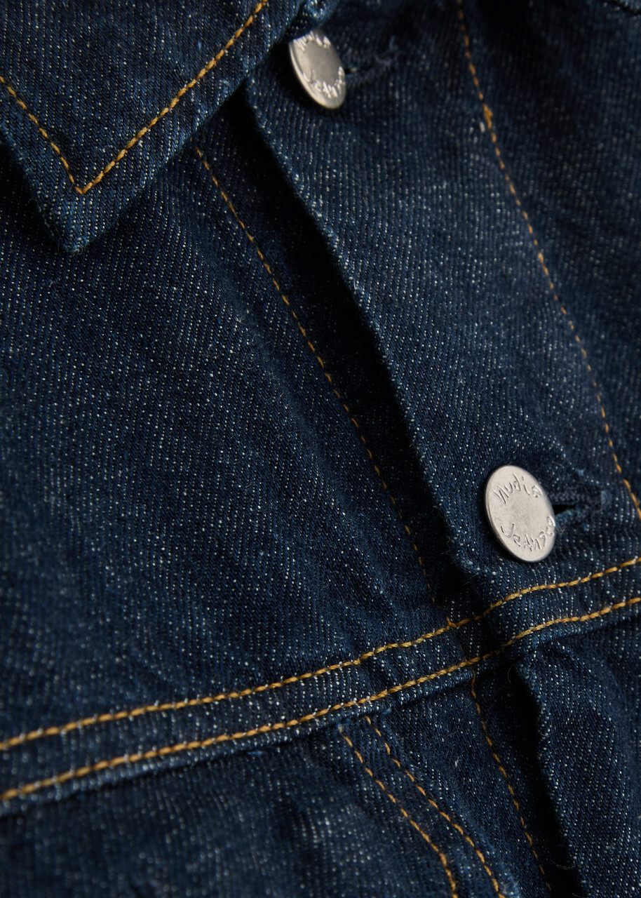 Nudie Jeans Danny 40s Redcast Denim Jacket Dark Blue