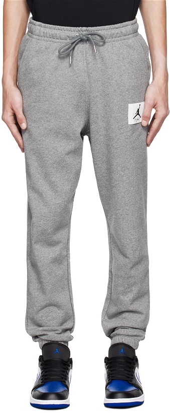 Photo: Nike Jordan Gray Flight Sweatpants