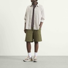 Norse Projects Men's Kvitfell Relaxed Twill Shorts in Olive Night