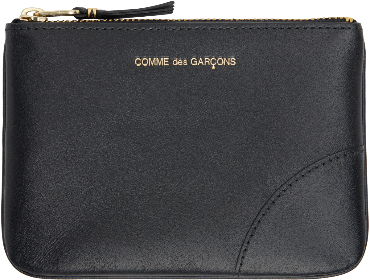 Comme Des Garçons Black Calf Leather Bos Taurus Wallet main image 0