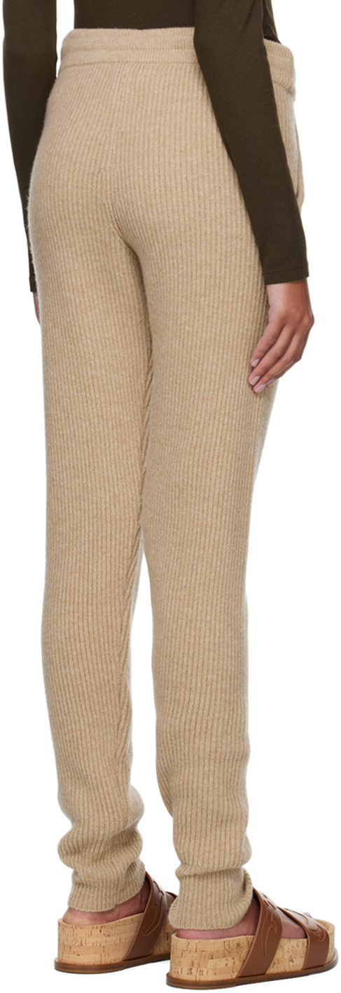 OTTI Beige Rib Lounge Pants