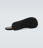 Auralee Leather thong sandals