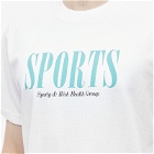 Sporty & Rich Men's Sports T-Shirt in White/Faded Teal