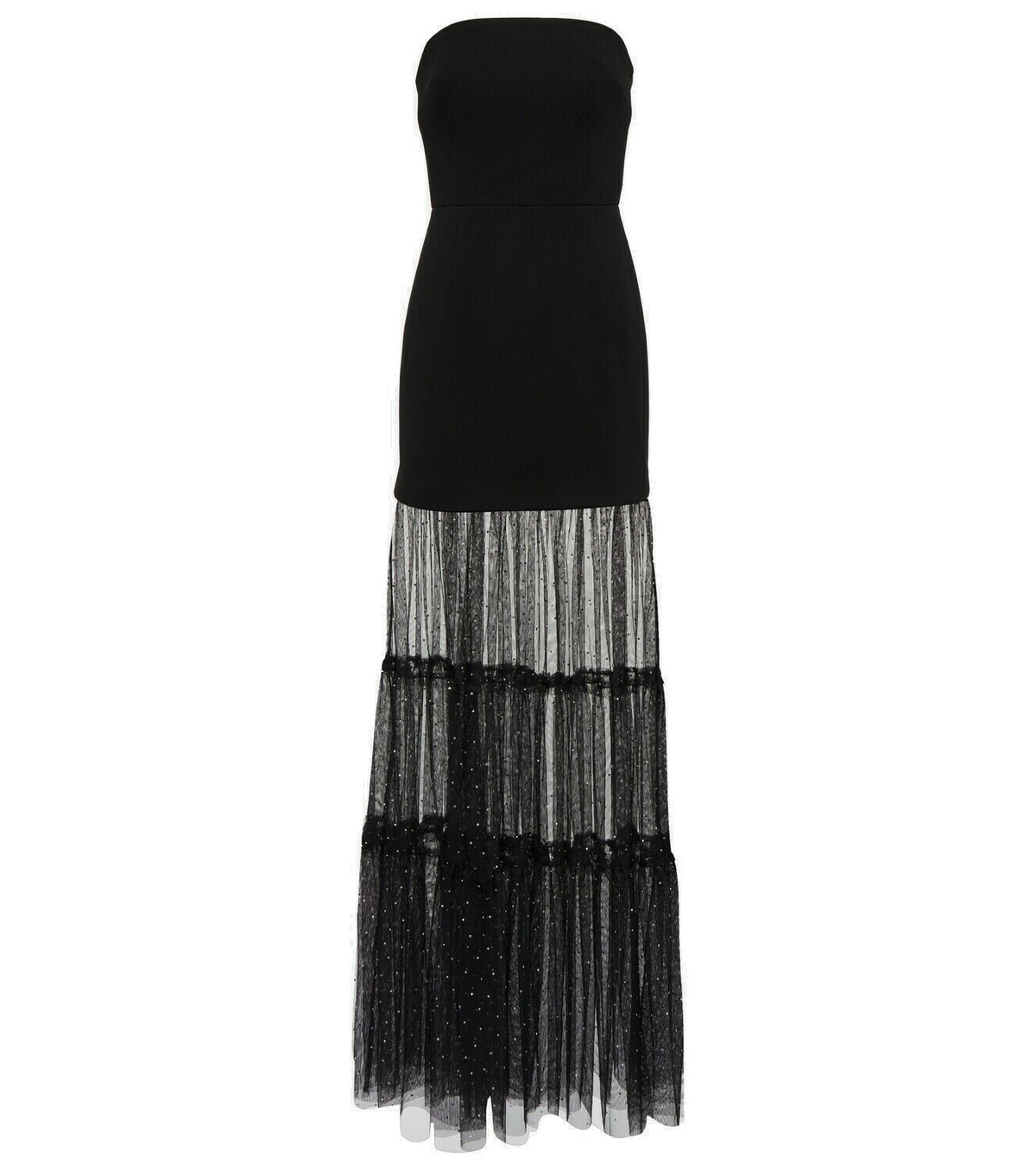 REBECCA VALLANCE ワンピース Strapless tulle gown1078332 Aveline Strapless Gown – Rebecca Vallance
