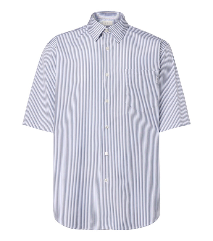 Photo: Saint Laurent Cassandre striped cotton shirt