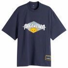 Adidas Men's x Thrasher AFA Argentina T-Shirt in Night Navy