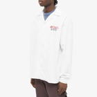 Reception Men's Arch Bowling Shirt in White